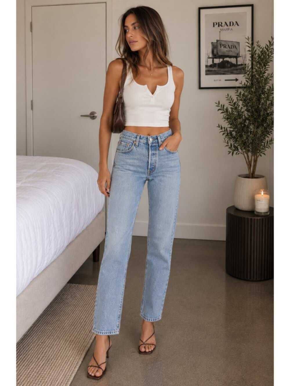 Levi’s Premium 501 Original Jeans 29 Ojai Luxor Last Light Wash $98